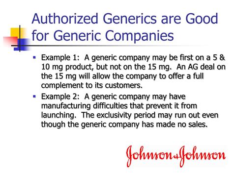 which generic companies are safe